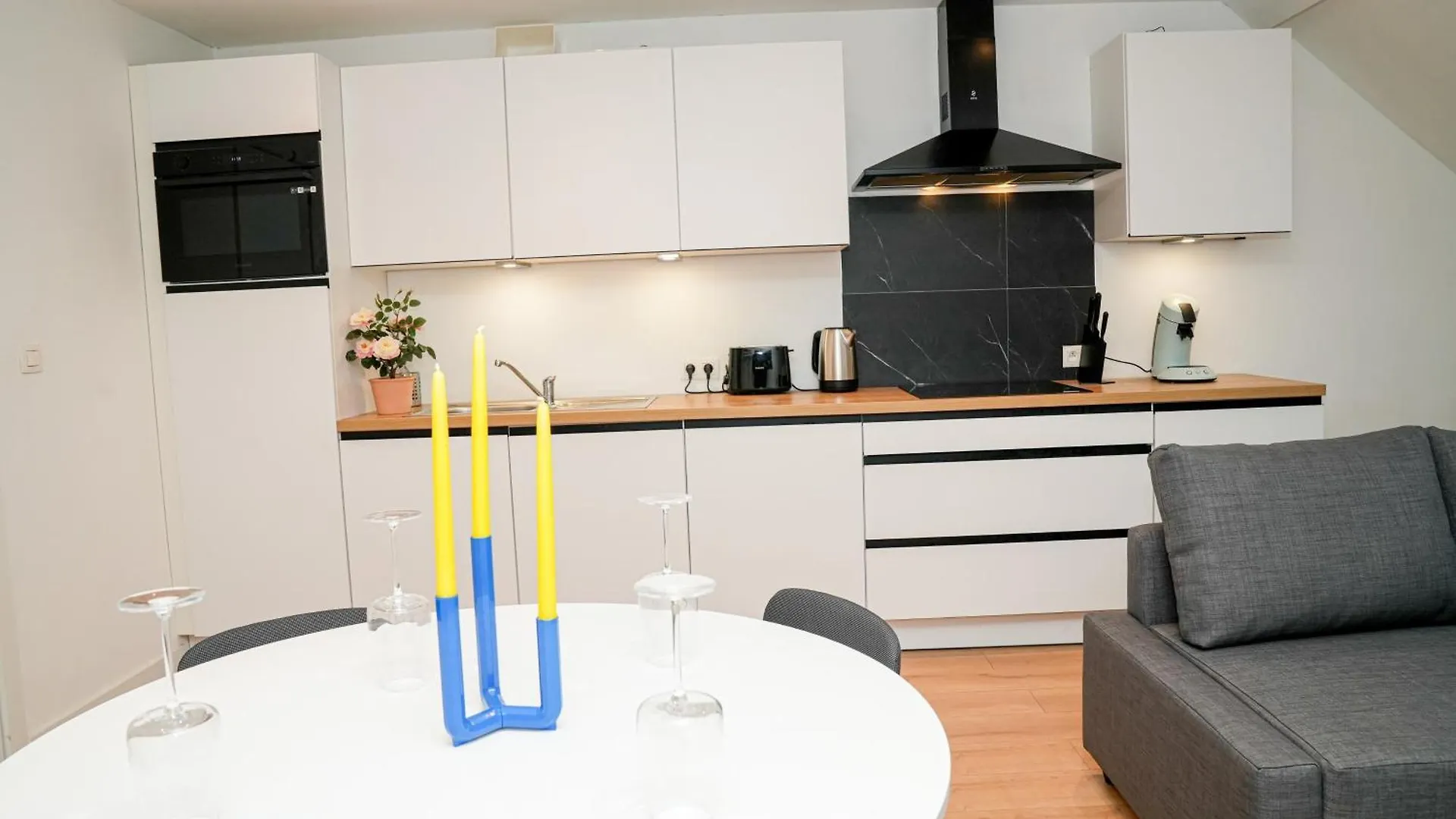 Friendly 1Br & 1Lr Apt, 15 Min Walk To City Center Gent