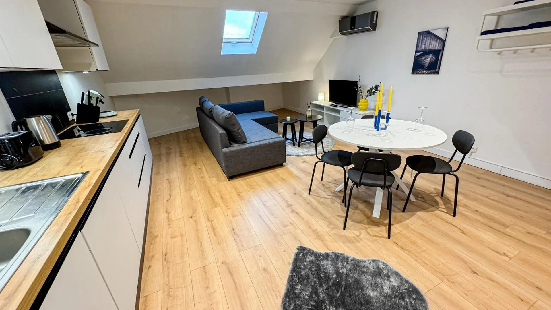 Friendly 1Br & 1Lr Apt, 15 Min Walk To City Center Ghent 0*,  Belgium
