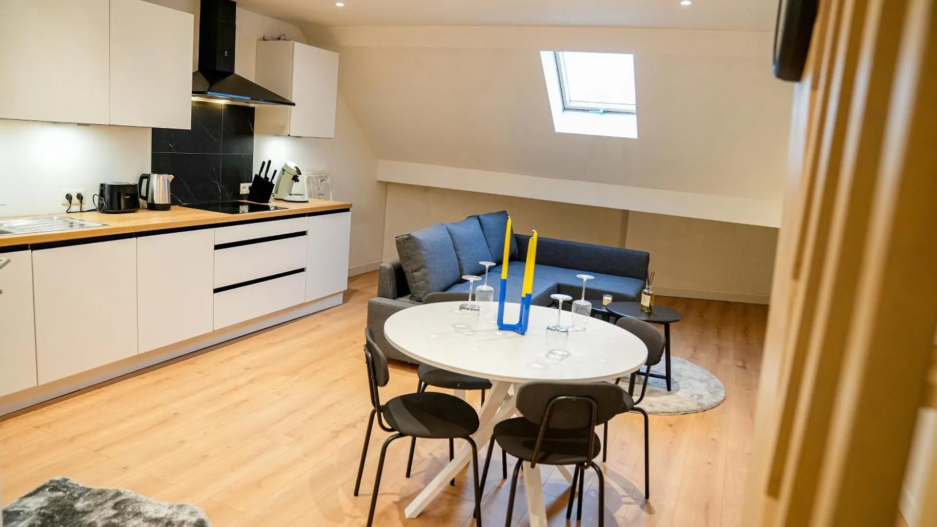Apartment Friendly 1Br & 1Lr Apt, 15 Min Walk To City Center Ghent Belgium